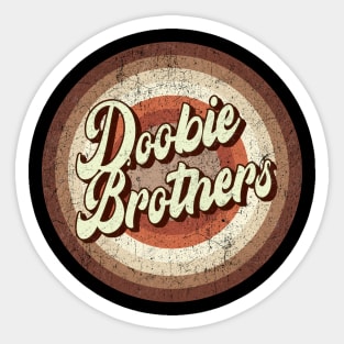 Vintage brown exclusive - Doobie Brothers Sticker